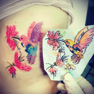 #bird #colors #ink #flowers #rastattoo #starbright #starbritecolors 