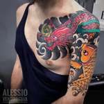 @delight_tattoo_needles #delightneedles #dragon #art #awesome #black #great #horimono #irezumi #background #ink #inked #koi #koifish #instagram #instalike #instagood #japan #japanese #japanesetattoo #newpic #iltatuaggio #irezumicollective #oldschool #picoftheday #reclaimthedots #frontedelporto #wabori #roma #tattoodo #tattoodoapp 