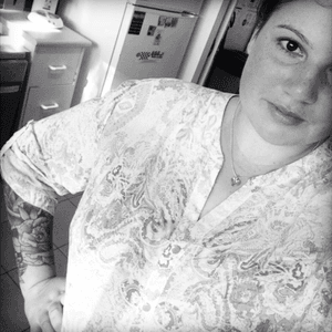 I love being able to show my tattoos off while being at work #sleeve #tattoolove #tattoo 