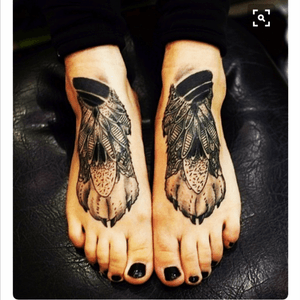 #megandreamtattoo Wolf Paws
