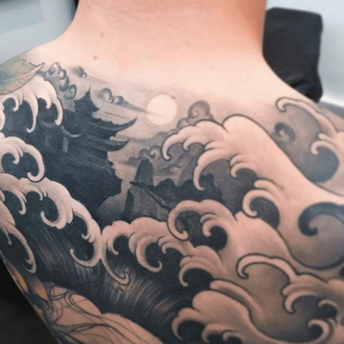 finger waves  Traditional japanese tattoos Japanese tattoo art Japanese  tattoo