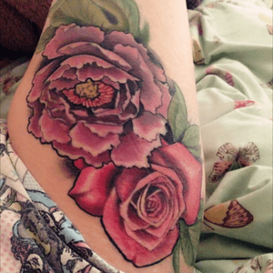 My first and only tattoo(sadly) I desperately want more! ✨🌿🌺