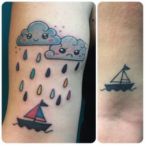 Restyling Tattoo❤️ #clouds #cloudstattoo #tattoo #restyling #restylingtattoo #kawaii #kawaiiclouds #love 