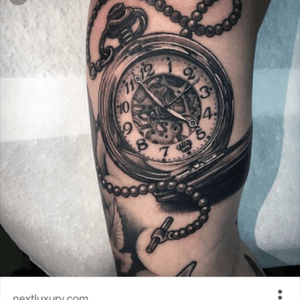 Would love a pocket watch and an anchor on my thigh. #dreamtattoo @amijames 