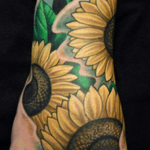 Abstract Sunflowers #sunflower #sunflowertattoo 