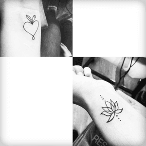 Simple wrist tattoos. #axysrotary #kurosumiink #gettattedbyizzy