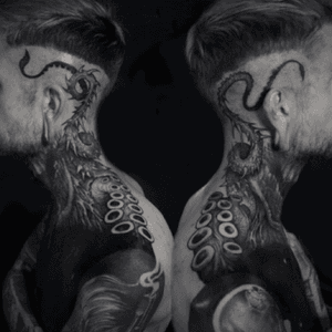 @grindesign_tattoo #octopus  #blackwork 