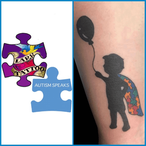 An Autism tattoo done by our artist Matt C. Ellis.Our WESTBURY location is taking part in the INK 4 AUTISM event for the entire month of April. Any Autism inspired tattoo done at Lark Tattoo, Westbury, will have a portion of its proceeds donated to AUTISM SPEAKS. Call 516-794-5844 for details and booking......#ink4autism #autism #autismawareness #autismtattoo #autismspeaks #tattoo #tattoos #tat #tats #tatts #tatted #tattedup #tattoist #tattooed #inked #inkedup #ink #tattoooftheday #amazingink #bodyart #tattooig #tattoosofinstagram #instatats #larktattoo #larktattoos #larktattoowestbury #westbury #longisland #NY #NewYork