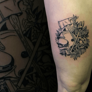 #tattoo #tattooed #ink #inked #blackwork #art #tattooart #flower #flowertattoo #girlytattoo #czechrepublic #pavluss
