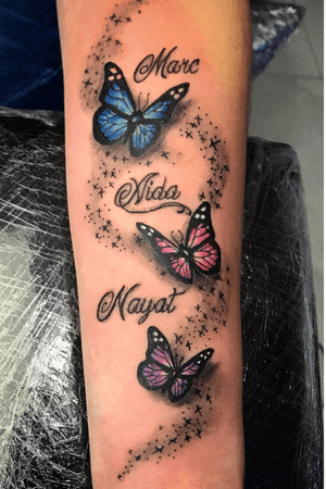 Mariposas de color!!#butterfly #butterflytattoo #sprinkles ......Comprando con mi código “DOLLY” en www.alkimiatattoo.com te beneficiarás de un 10% de descuento en pedidos superiores a 80€ en las marcas ALKIMIA, BUMBLEBEE, KUROSUMI, ESSENTIAL Y STETIKA. #tattoo #tatuaje #tattooed #tattooer #tattoist #tattooing #tattooart #tattooink #tattoolove #ink #inked #inktattoo  #amazingtattoos #beautifultattoo #tattootalents #bodyart #artetattoo #instagram #instatattoo #tattoosbarcelona #tattoooftheday #photooftheday #tattoosuplies #alkimiatattoo #thebestcatalunyatattooartists #bumblebeemachine @bumblebeemachines @alkimiatattoo