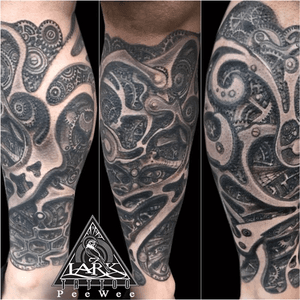 Tattoo by Lark Tattoo artist PeeWee.See more of PeeWee's work here: http://www.larktattoo.com/long-island-team-homepage/peewee/.. . . .#biomechtattoo #biomech #biomechanicaltattoo #biomechanical #bng #bngtattoo #bngsociety #blackandgreytattoo #blackandgraytattoo #legtattoo #legtattoos #legtattoosleeve #tattoo #tattoos #tat #tats #tatts #tatted #tattedup #tattoist #tattooed #tattoooftheday #inked #inkedup #ink #tattoooftheday #amazingink #bodyart #tattooig #tattoosofinstagram #instatats  #larktattoo #larktattoos #larktattoowestbury #westbury #longisland #NY #NewYork #usa #art