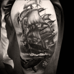 Tattoo by Lance Levine. See more of Lance’s work here: https://www.larktattoo.com/long-island-team-homepage/lance-levine/ #realistictattoo #bng #blackandgraytattoo #blackandgreytattoo #realism #tattoo #tattoos #tat #tats #tatts #tatted #tattedup #tattoist #tattooed #tattoooftheday #inked #inkedup #ink #amazingink #bodyart #tattooig #tattoosofinstagram #instatats #larktattoo #larktattoos #larktattoowestbury #westbury #longisland #NY #NewYork #usa #art #ship #shiptattoo #OceanTattoos #oceantattoo #ocean 