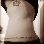 #tattoo made to my parents! #Tattoodo #crown #phrases #queen #parents #qualitytattoo #tatuagemfeminina #tatuagem 