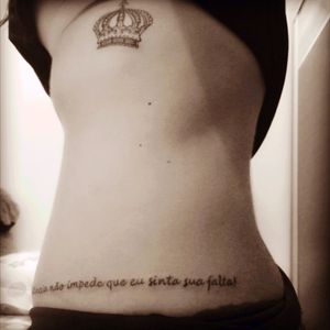 Tattoo uploaded by Luana F Cardoso • #tattoo made to my parents! #Tattoodo #crown #phrases #queen #parents #qualitytattoo #tatuagemfeminina #tatuagem • Tattoodo Tattoo uploaded by Luana F Cardoso • #tattoo made to my parents! #Tattoodo #crown #phrases #queen #parents #qualitytattoo #tatuagemfeminina #tatuagem • Tattoodo