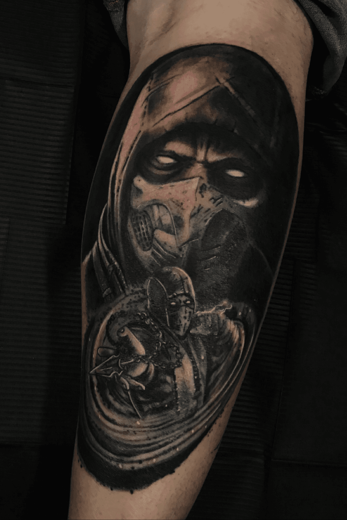 Sun Art Tattoo  Big fan Scorpion from Mortal combat 8  Facebook