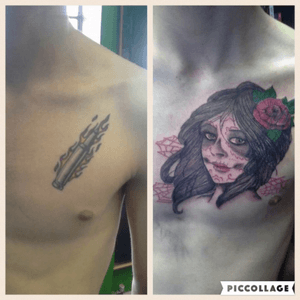 #CoverUpTattoos #coverup #dayofthedeadgirl #dayofthedead 