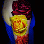 Artist #JamieSchene #roses #sleeve #hyperrealism 