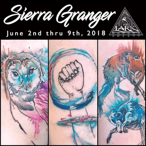 We still have a couple of spots left with Sierra Granger for her 6/2/18-6/9/18 guest spot at Lark Tattoo! Start your tattoo off with a new tattoo! Book your appointment before you miss out! See more of Sierra’s work here: https://www.larktattoo.com/long-island-team-homepage/guest-artists-westbury/#port7For info, appointment availability, and to book your appointment with Sierra, CALL 516-794-5844 or EMAIL info@larktattoo.com .. . . .#watercolor #watercolortattoo #femaletattooer #femaletattooartist #femaleartist #ladytattooer #colortattoo #guestartist #guesttattooartist #tattoo #tattoos #tat #tats #tatts #tatted #tattedup #tattoist #tattooed #inked #inkedup #ink #tattoooftheday #amazingink #bodyart #tattooig #tattoosofinstagram #instatats  #larktattoo #larktattoos #larktattoowestbury #westbury #longisland #NY #NewYork #usa #art #Sierra #Granger #SierraGranger #SierraGrangerTattoo #SierraGrangerLarkTattoo