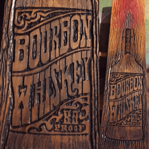 "Bourbon & Fire" Bottle series