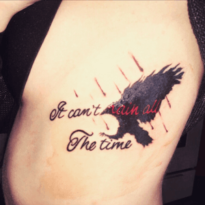 #TheCrow #Qoute #Crow #RibsTattoo 