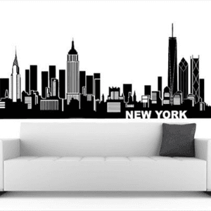 #megandreamtattoo not exactly like this but would love a realistic style New York skyline tattoo on my right thigh. 