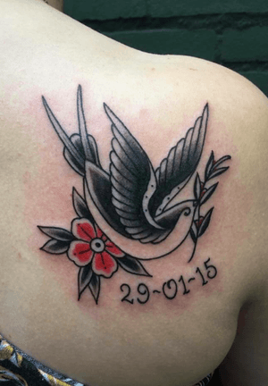 Done by Bram Koenen - Resident Artist.                        #tat #tatt #tattoo #tattoos #amazingtattoo #ink #inked #inkedup #amazingink #newschool #newschooltattoo #newschoolstyle #bird #birds #flower #flowers #date #inklovers #tattoolovers #artlovers #art #culemborg #netherlands