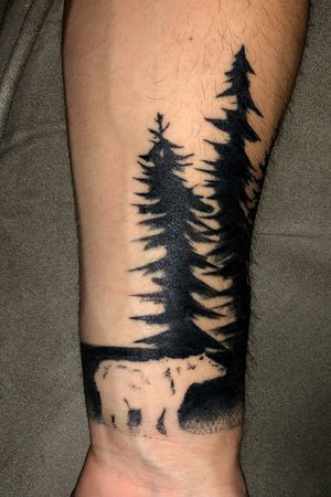 Nature based sleeve in progress. 