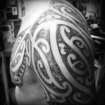 Shoulder to chest ta moko #moko #tamoko #maoriculture #mokomaori #maori 