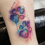 #paw #pawprints #watercolor #furbaby #tattooartist #josiesexton 