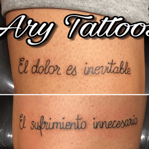 Tattoos frases ✍🏼 Ary Tattoos