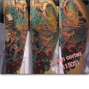 Dragon tattoo!! #paradicetattooconventon #costaricatattoo 