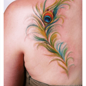 #dreamtattoo. Love peacock feathers and i really love a water colour style though i know not every tattoo artist can do it. :). I have faith Ami!!!