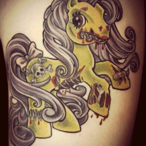 #megandreamtattoo I'd love to see Megan's own version of a zombie My Little Pony! 
