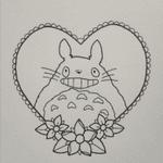 Totoro stencil #totoro #studioghibli #myneighbourtotoro #stencil 