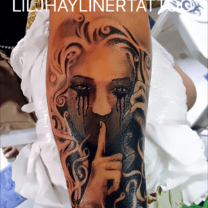 #byme #tattoorealism #tattoorealistic #tattooblackandgrey #enternalink #tattooworld #asiantattoo #liljhaylinertattoo 