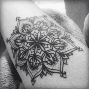 Love a mandala piece :) my most recent tattoo! 