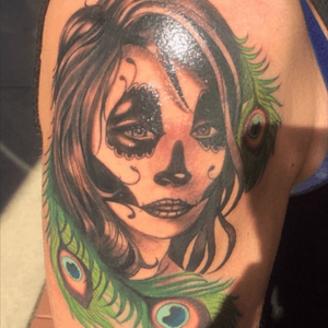 Used my daughters face for this tattoo!