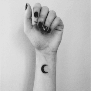 Crescent moon tattoo #crescent #moon 