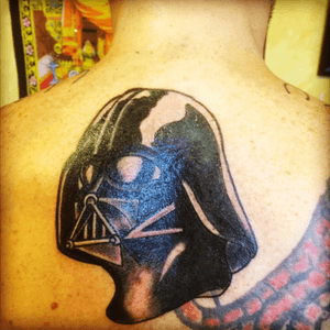 Cover up tattoo Darth Vader 