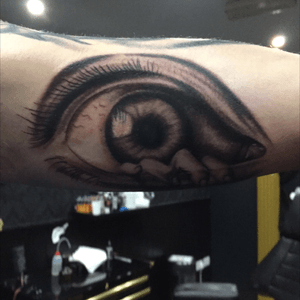 Eye tattoo which is part if a sleeve im working on. 