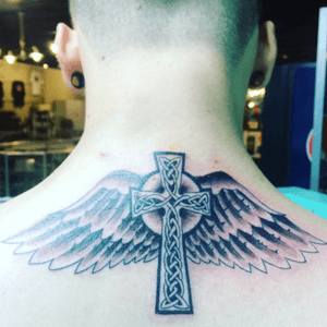 Celtic Cross with Wings