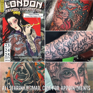 London tattoo convention coming up soon🙌🏼. Email for appointments