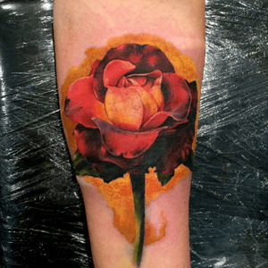 5-6 hours... #rose #rosetattoo #flower #flowertattoo #realism #realismtattoo #armtattoo #color #colortattoo #ip #tattoofamily #tattoofamilyrussia