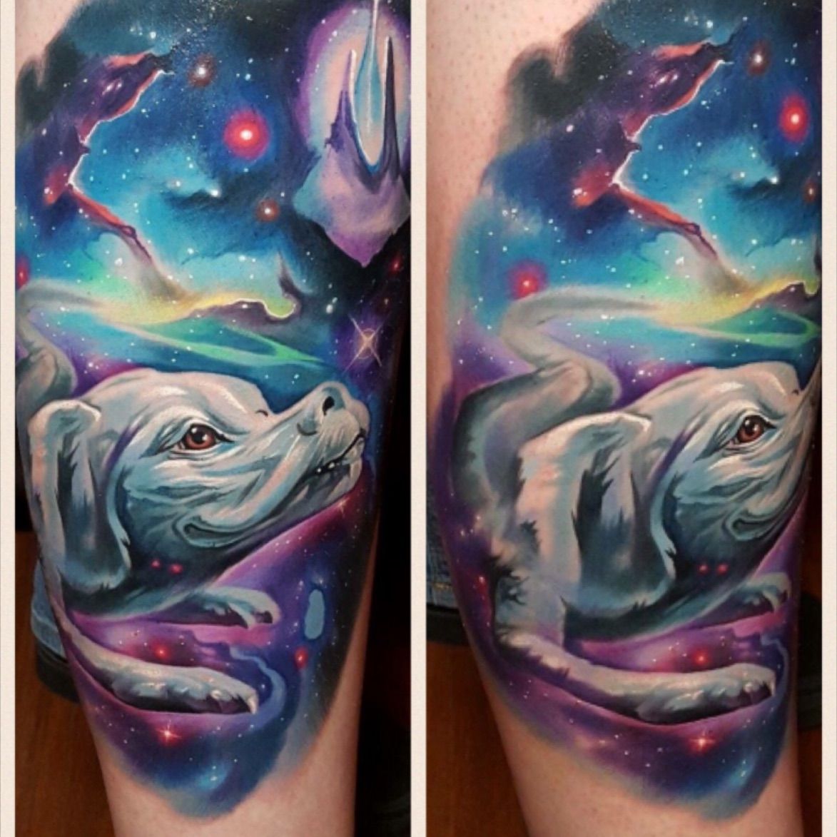 Falcor Tattoos 21 Shinning White Dragon Tattoo Designs To Brighten