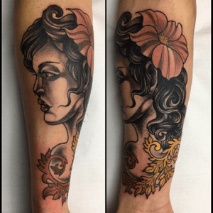 My most recent piece by Max Celli #neotraditional #maxcellitattooer