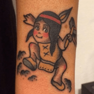 #nativegirl in #color by #tattooartist #fedeoldboy @fede_oldboy 