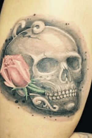 Tattoo done by antonio at black rose tattoo in south elgin #blackandgrey 