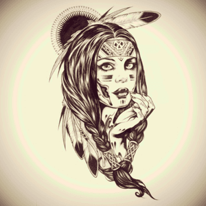 To go with my native roots, I'd love go get this on my calf #megandreamtattoo #native 