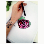🌹 #draw #drawbyme #rose #Flash #design #art 