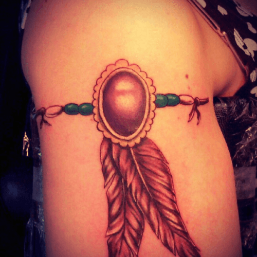 Tattoo Uploaded By Emilia Womans Native American Protection Armband 4748 Tattoodo